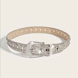 Rhinestone western belt